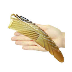 Ethical Handcrafted Buffalo Horn Comb 1