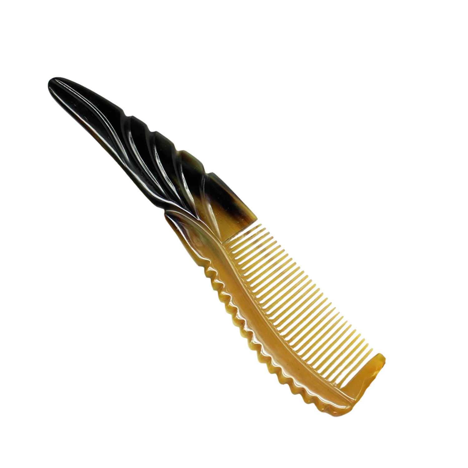 Ethical Handcrafted Buffalo Horn Comb