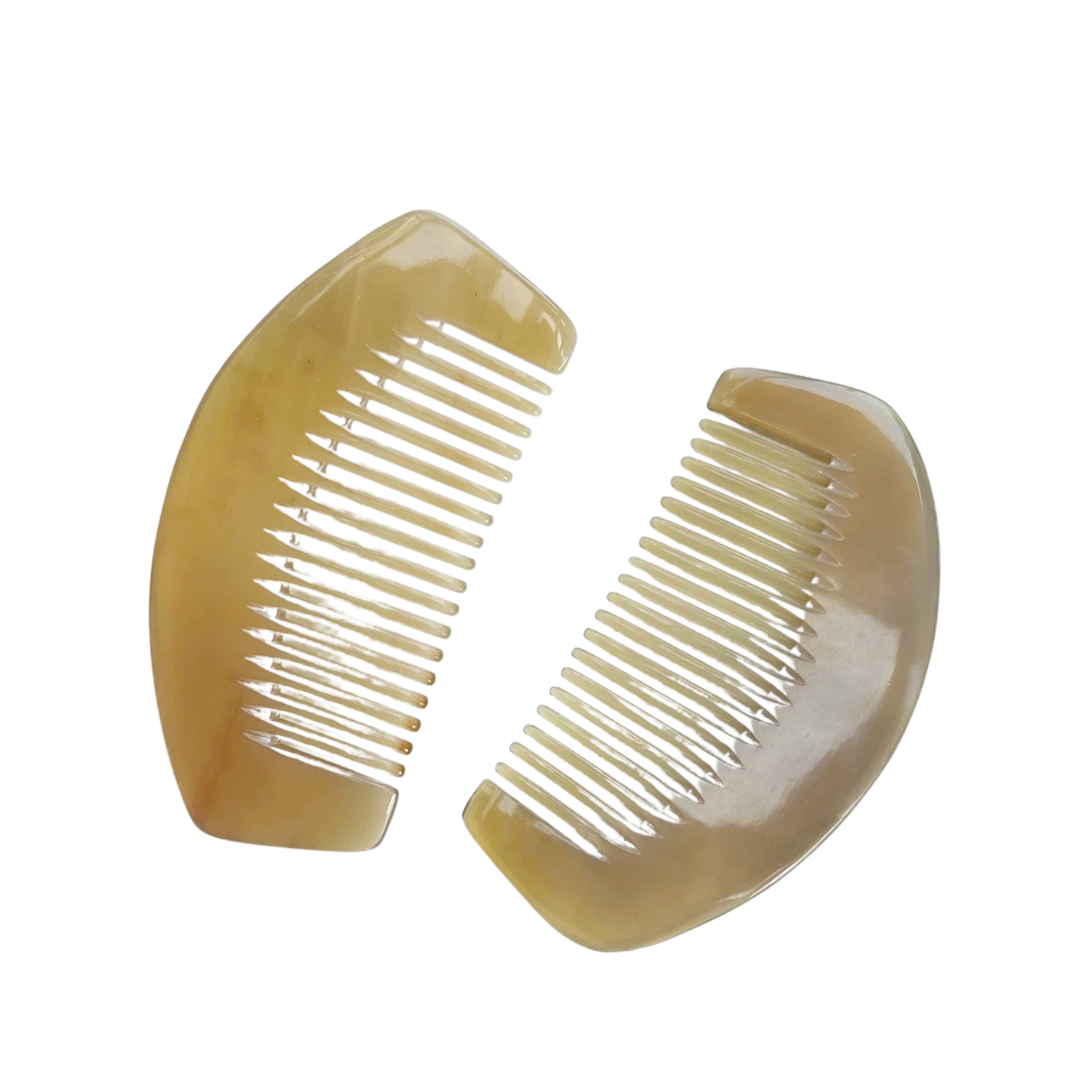 Ethical Handcrafted Buffalo Horn Comb 3