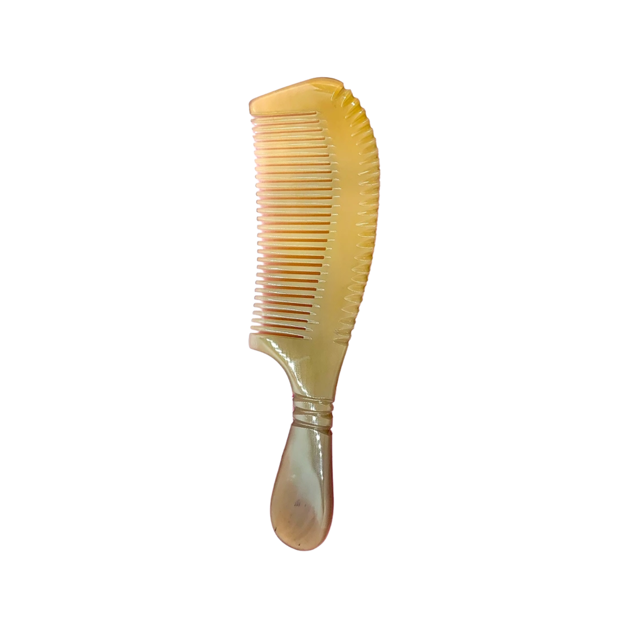 Ethical Handcrafted Buffalo Horn Comb 4