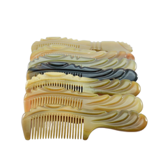 Ethical Handcrafted Buffalo Horn Comb 8