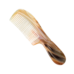 Ethical Handcrafted Buffalo Horn Comb 8