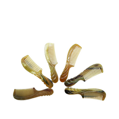 Ethical Handcrafted Buffalo Horn Comb 9