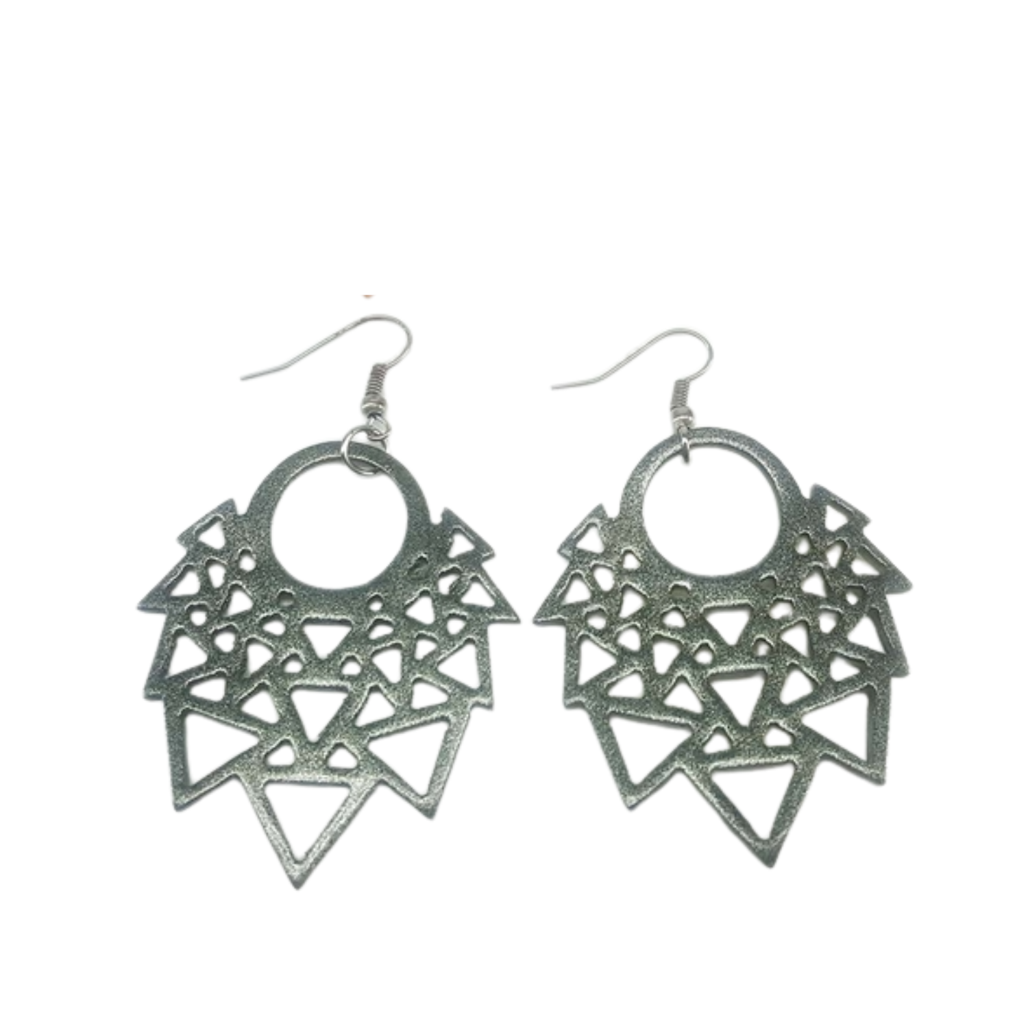 Ethical Handcrafted Buffalo Horn Earrings 02