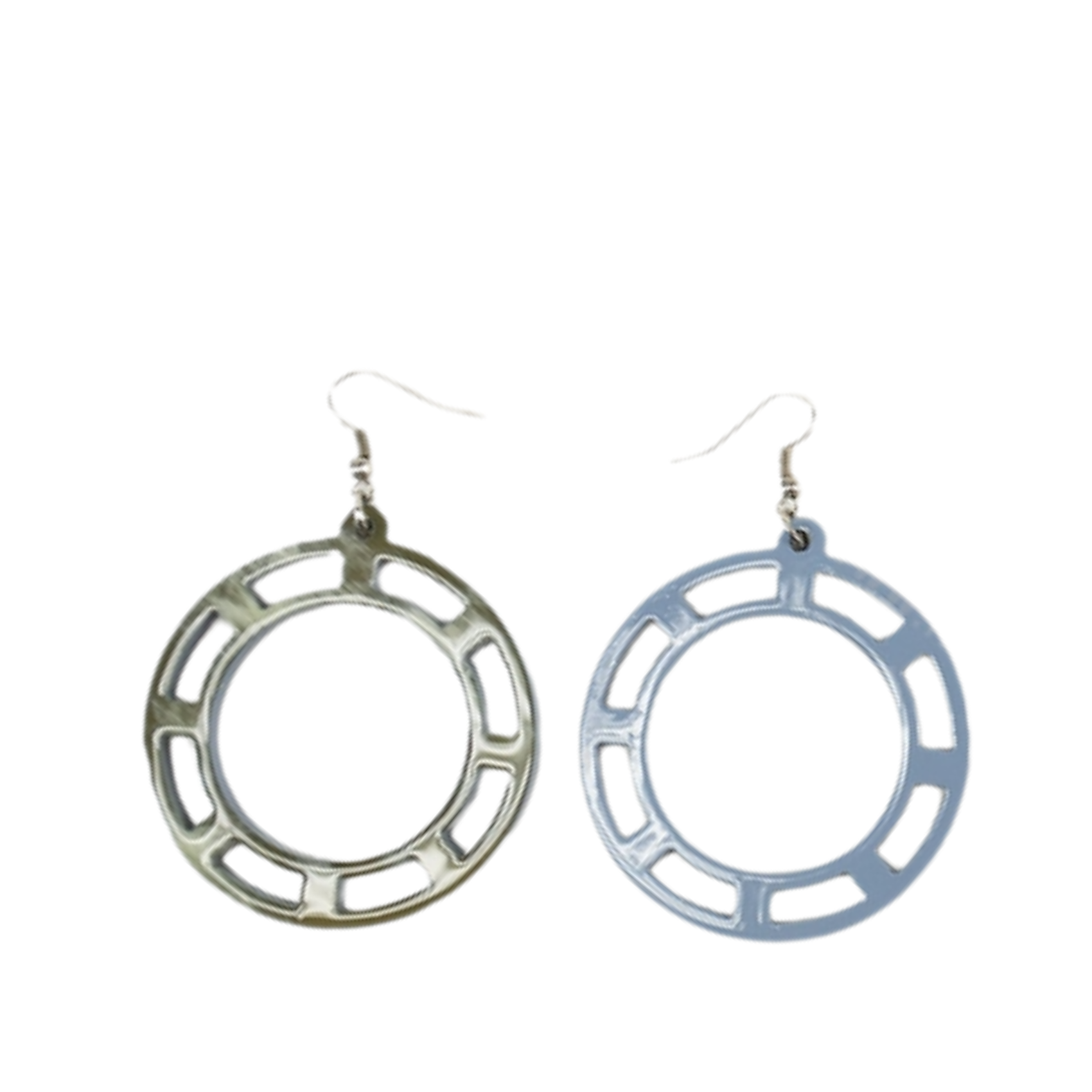 Ethical Handcrafted Buffalo Horn Earrings 05