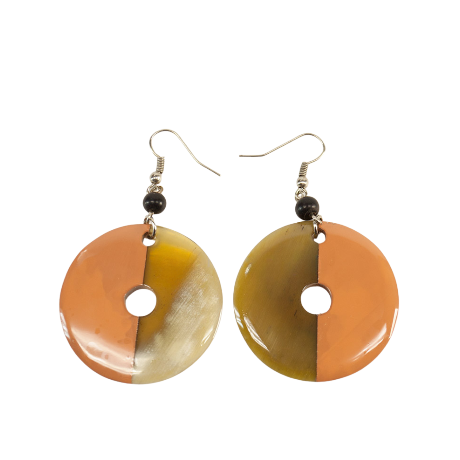 Ethical Handcrafted Buffalo Horn Earrings 06