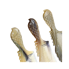 Ethical Handcrafted Buffalo Horn Fishtail Comb