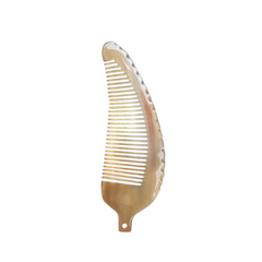 Ethical Handcrafted Buffalo Horn Leaf Comb