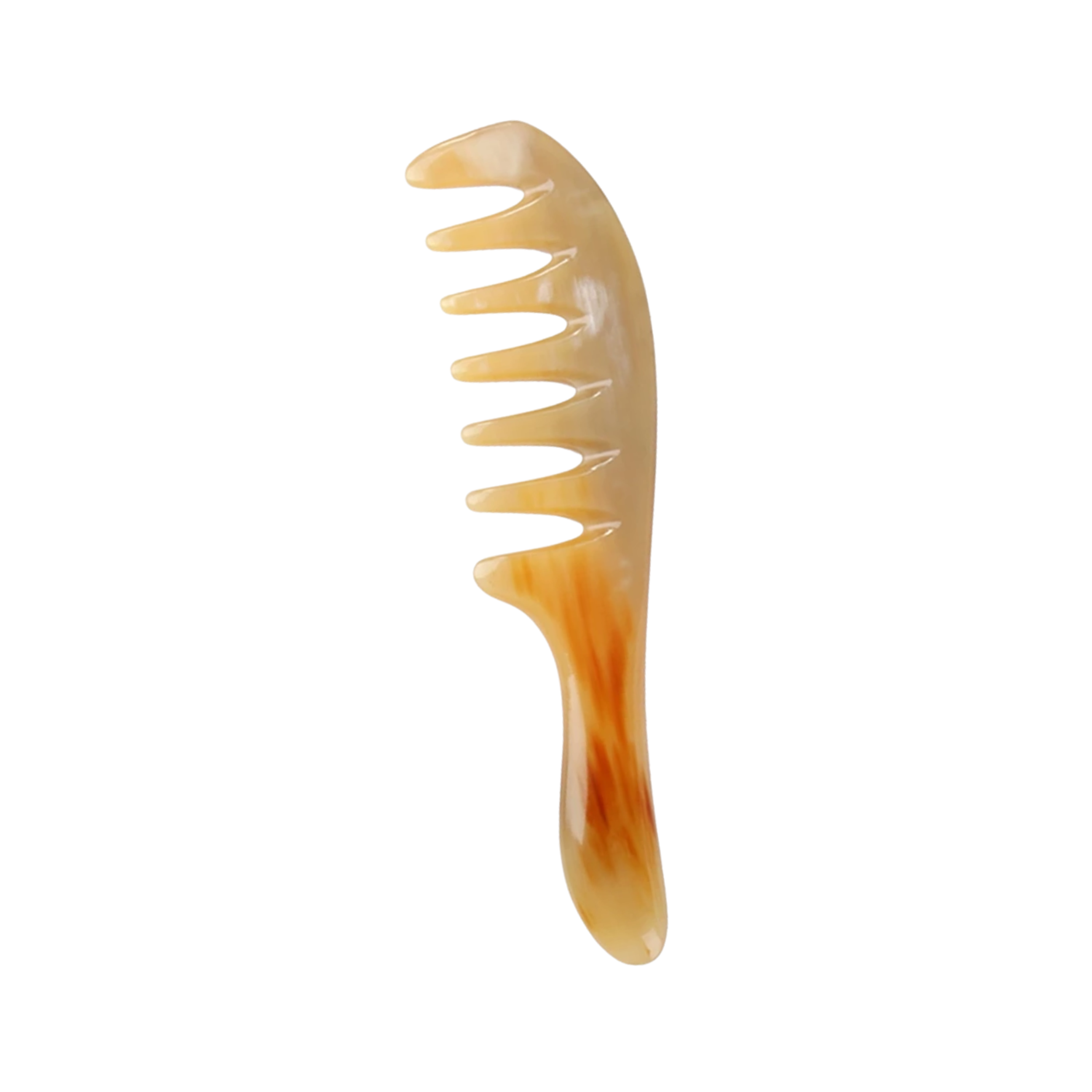 Ethical Handcrafted Buffalo Horn Massage Comb 1