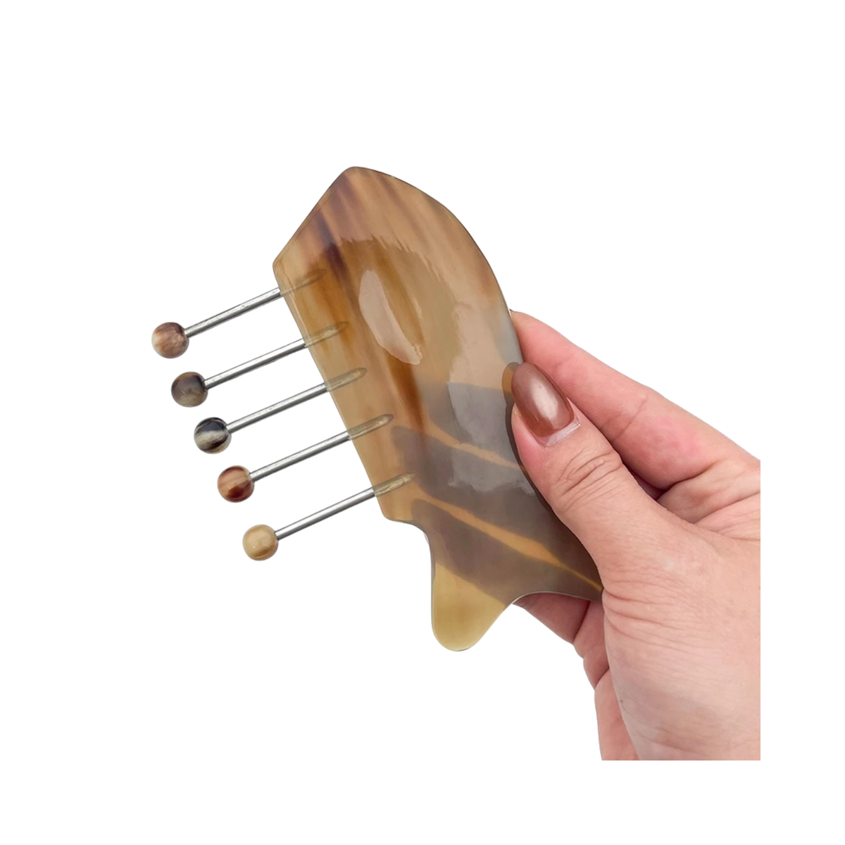 Ethical Handcrafted Buffalo Horn Massage Comb