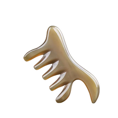 Ethical Handcrafted Buffalo Horn Massage Comb 4