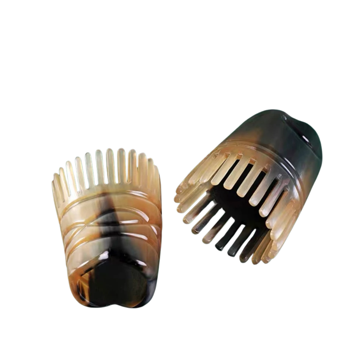 Ethical Handcrafted Buffalo Horn Massage Duct Comb