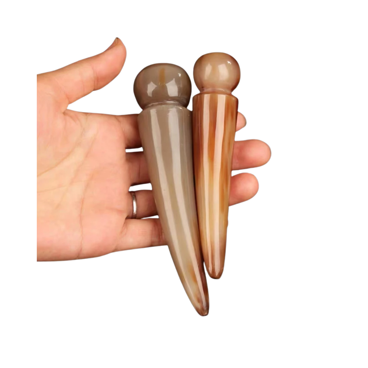 Ethical Handcrafted Buffalo Horn Massage Tools 11