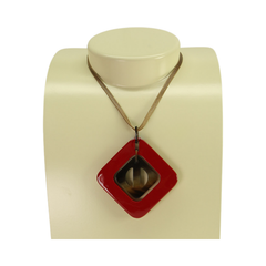Ethical Handcrafted Buffalo Horn Pendant 4