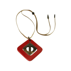 Ethical Handcrafted Buffalo Horn Pendant 4