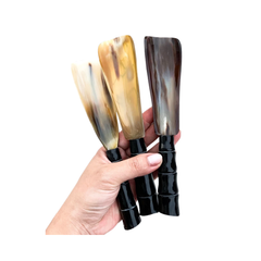 Ethical Handcrafted Buffalo Horn Shoehorn 2