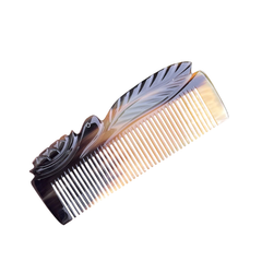Ethical Handcrafted Buffalo Horn Tortoise Comb