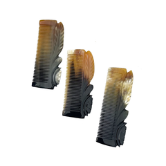 Ethical Handcrafted Buffalo Horn Tortoise Comb