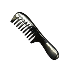 Ethical Handcrafted Buffalo Horn Wide-Toothed Comb