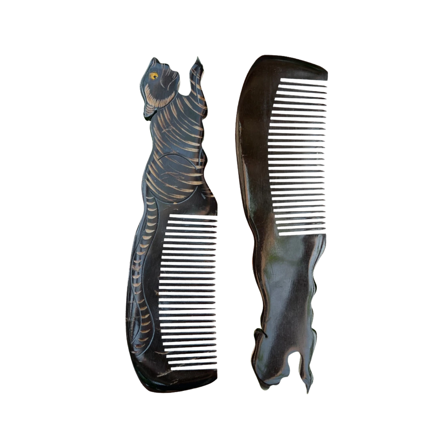 Ethical Handcrafted Buffalo Horn Zodiac Comb 1