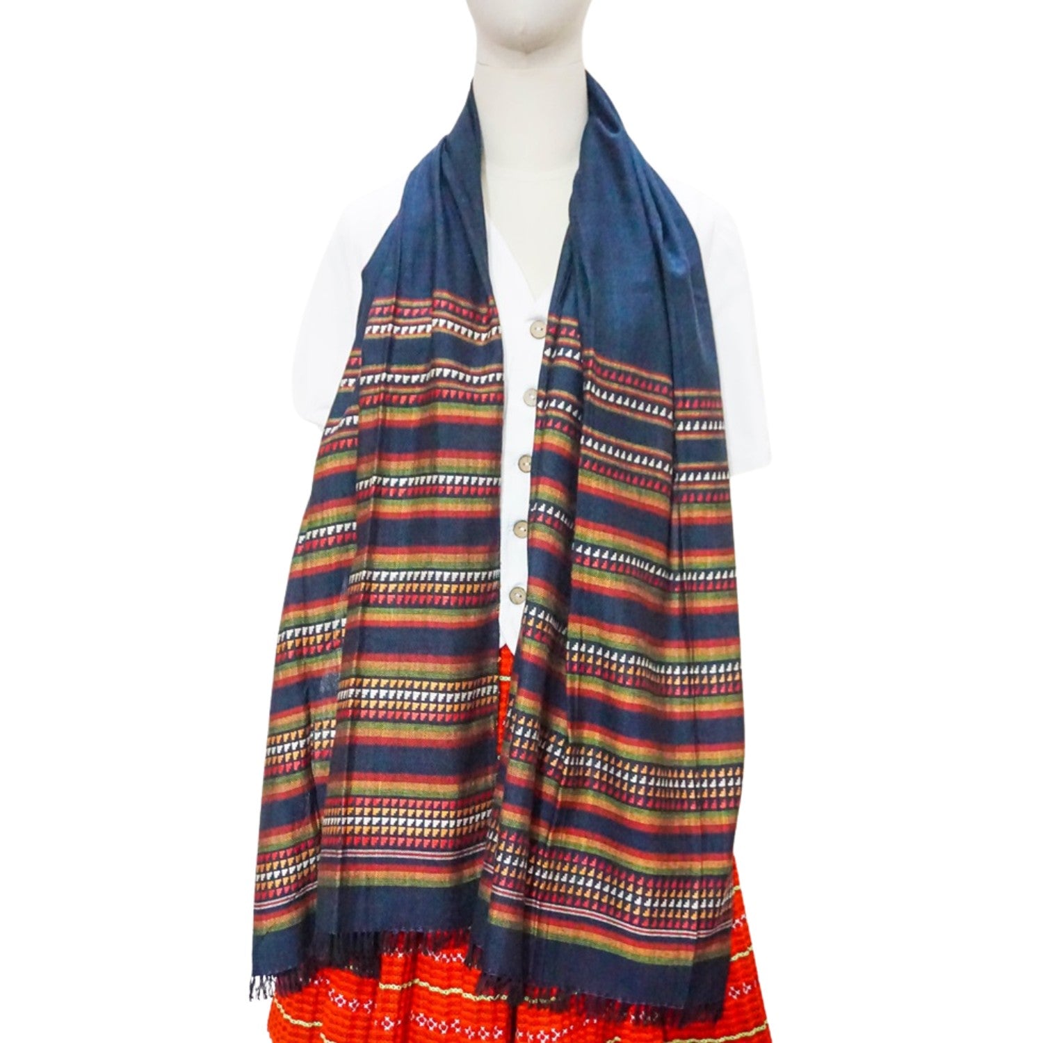 Ethnic Hand-Woven Brocade Scarves