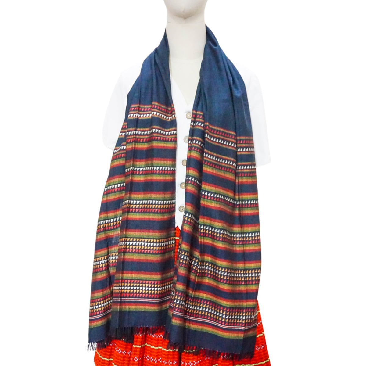 Ethnic Hand-Woven Brocade Scarves