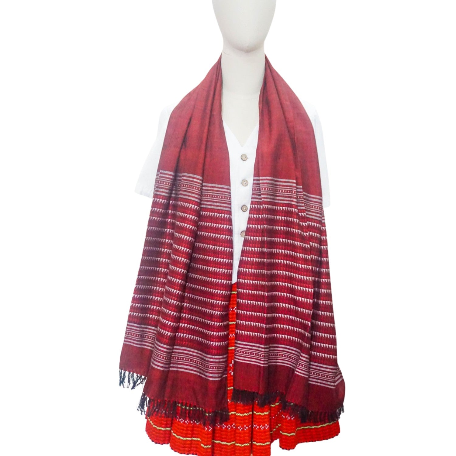 Ethnic Hand-Woven Brocade Scarves
