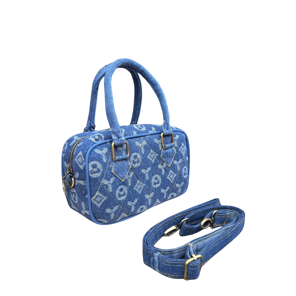 Handmade Upcycled Denim Eva Bag