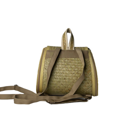 Fashionable Straw Backpack