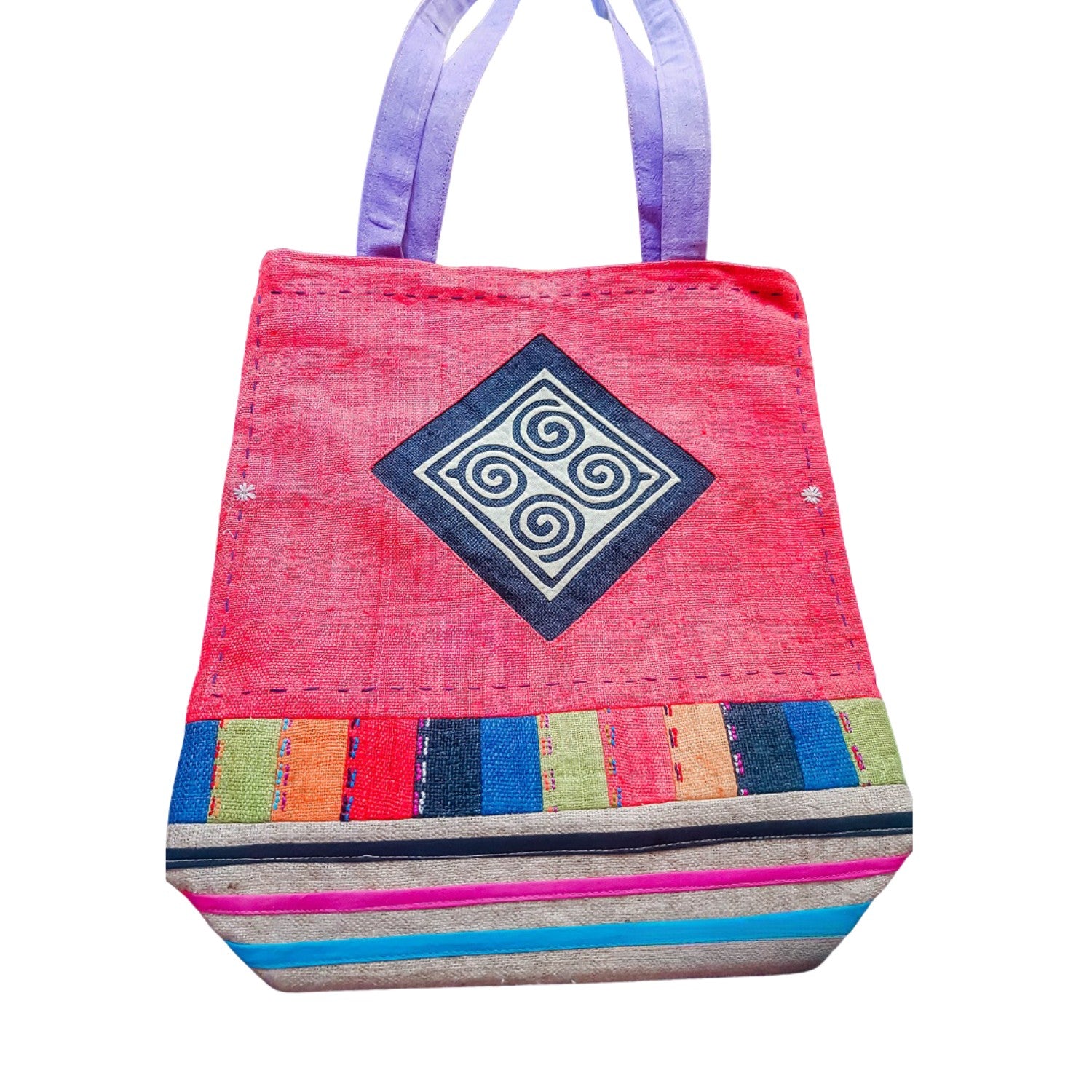 Fashionable Hand-Woven Brocade Bags 2