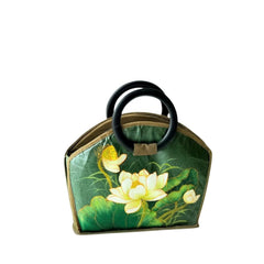 Fashionable Lotus Leaf Handbag 12