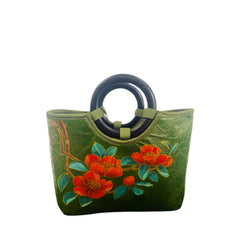 Fashionable Lotus Leaf Handbag 12
