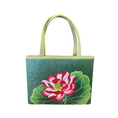 Fashionable Lotus Leaf Handbag 4