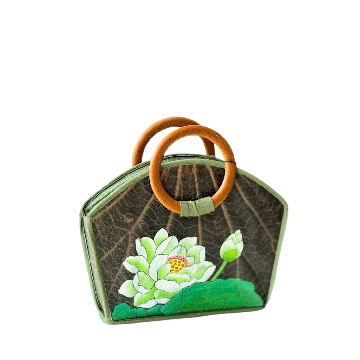 Fashionable Lotus Leaf Handbag 13