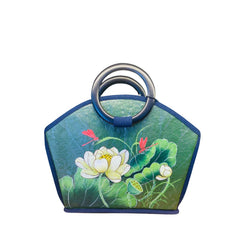Fashionable Lotus Leaf Handbag 11