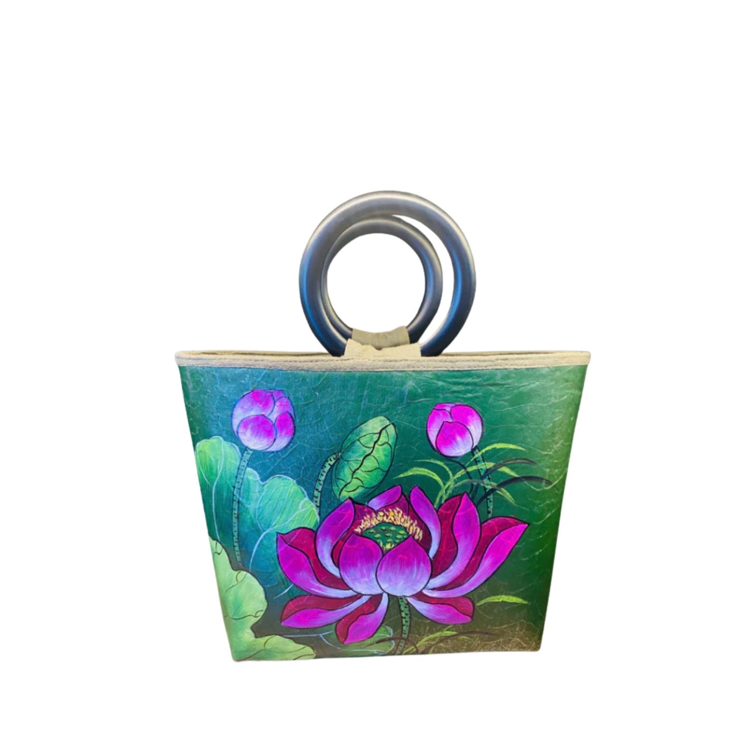 Fashionable Lotus Leaf Handbag 11