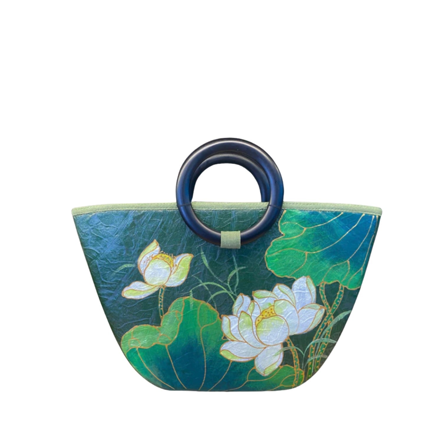 Fashionable Lotus Leaf Handbag 11