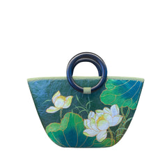 Fashionable Lotus Leaf Handbag 11
