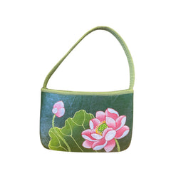 Fashionable Lotus Leaf Handbag 15