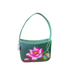 Fashionable Lotus Leaf Handbag 21