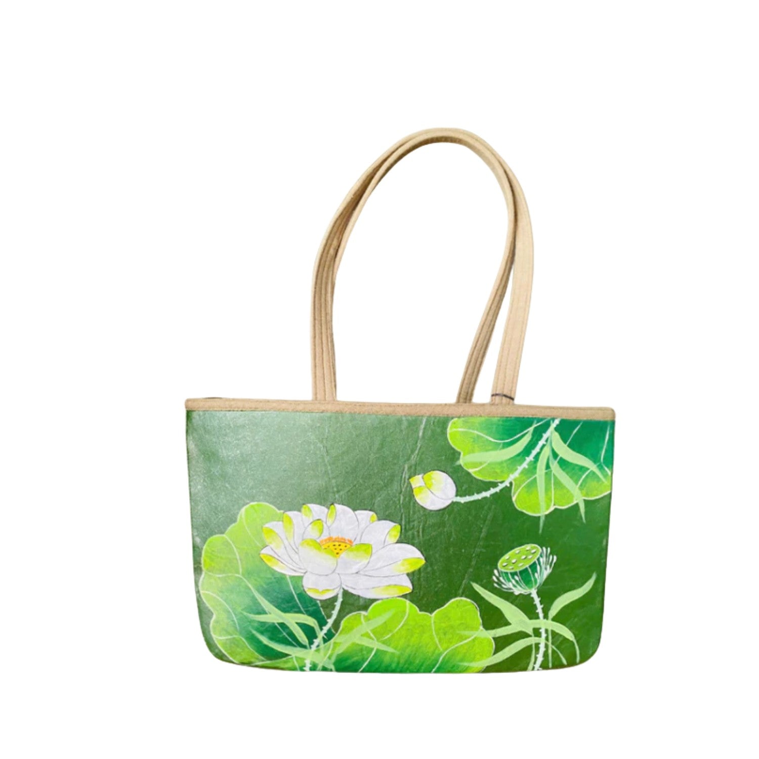 Fashionable Lotus Leaf Handbag 5
