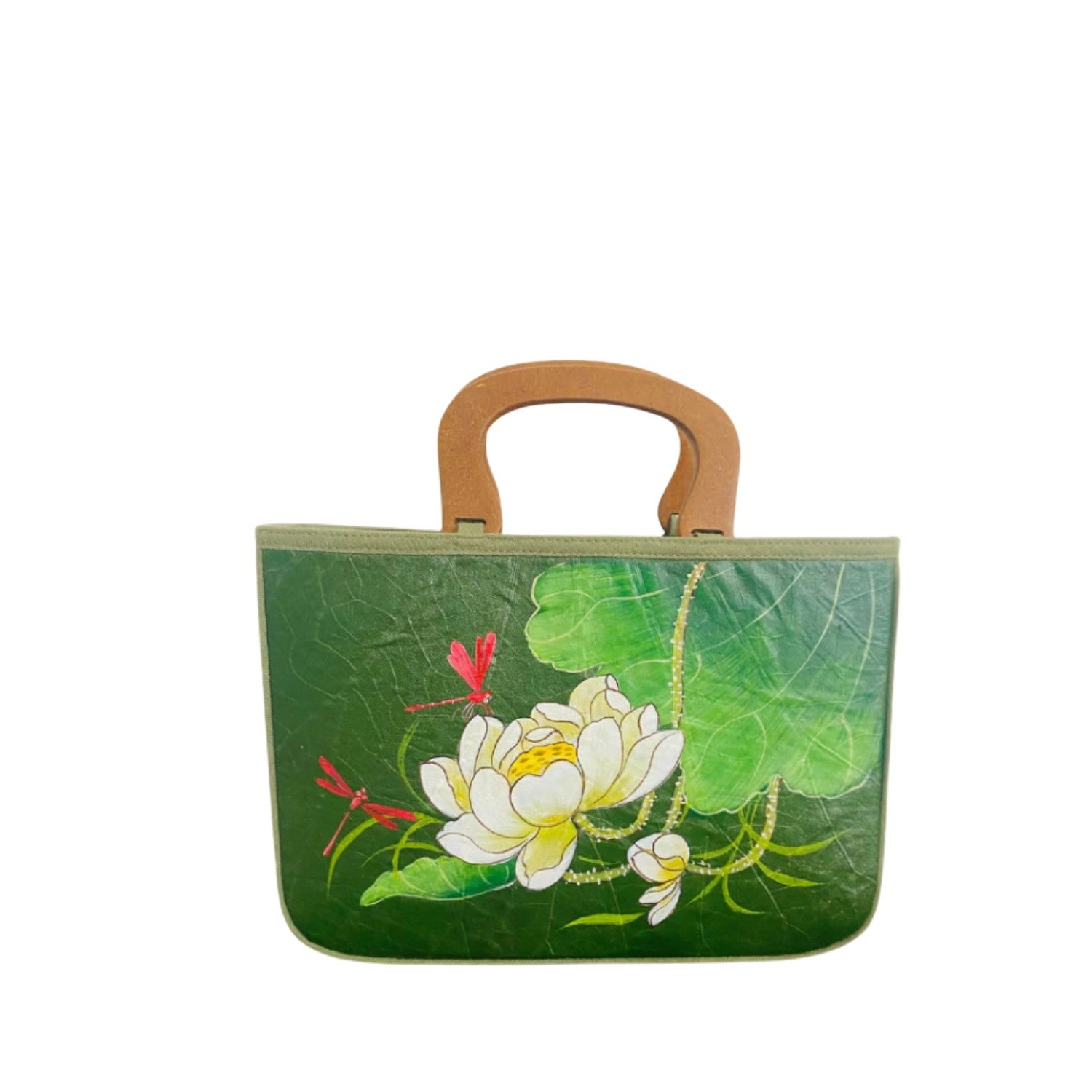 Fashionable Lotus Leaf Handbag 14