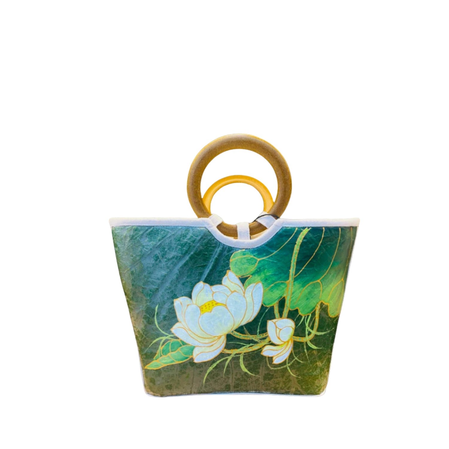 Fashionable Lotus Leaf Handbag 14