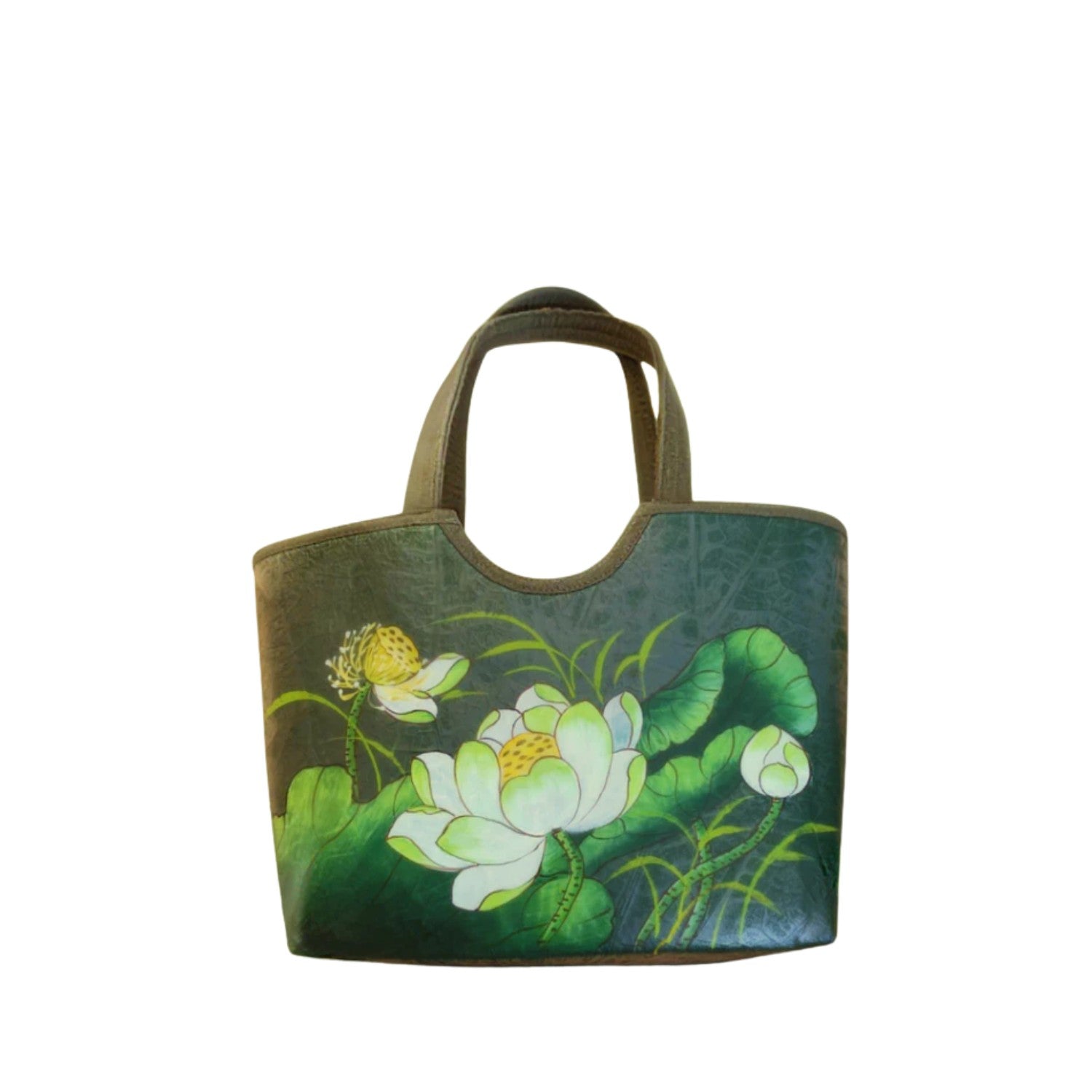 Fashionable Lotus Leaf Handbag 17