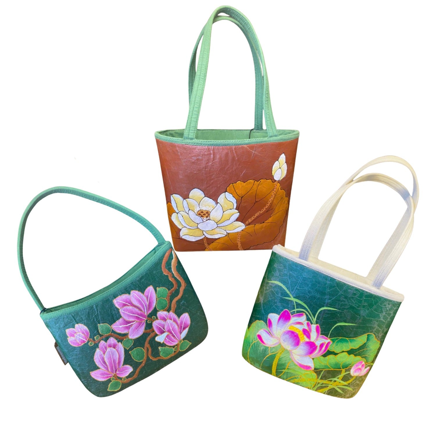 Fashionable Lotus Leaf Handbag 27
