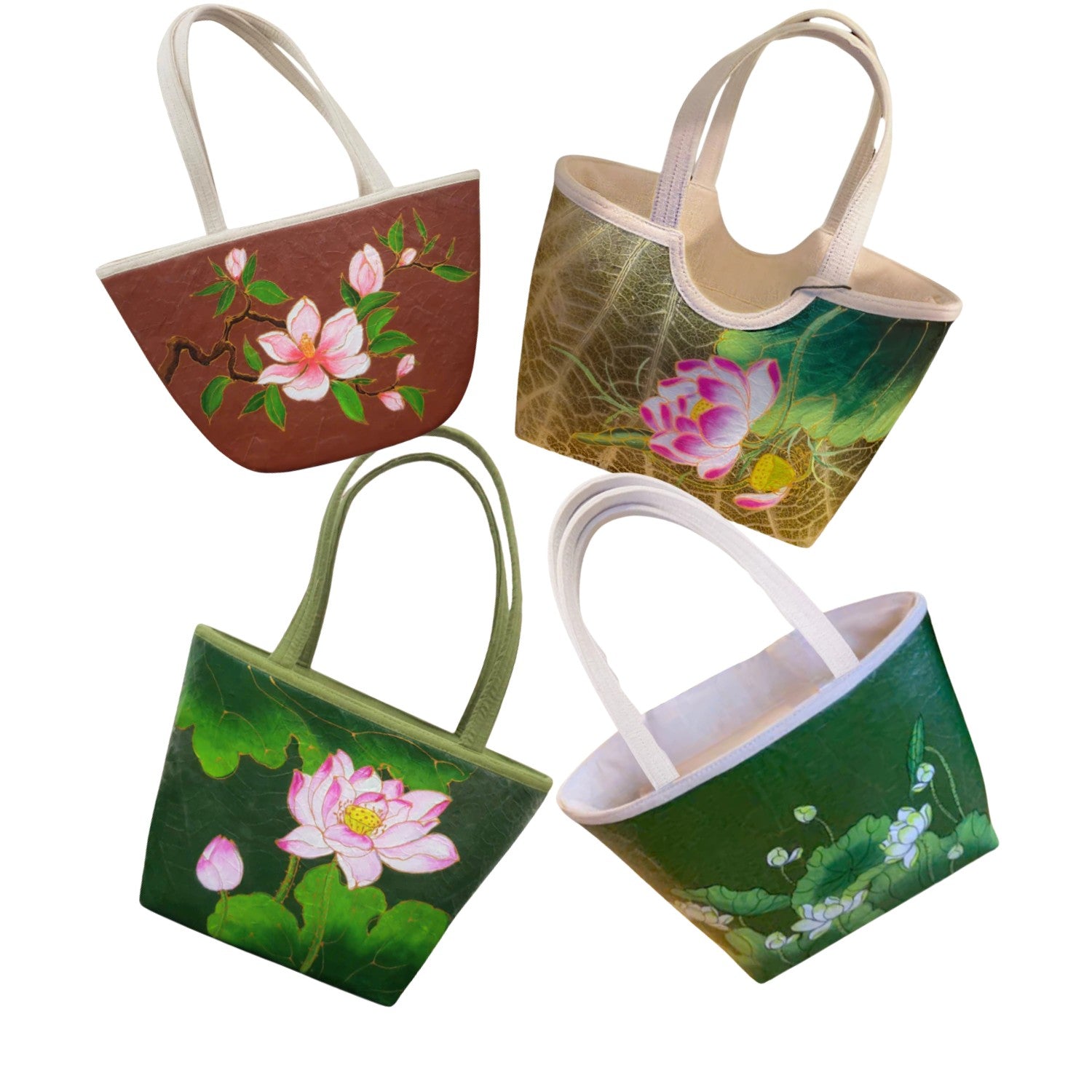 Fashionable Lotus Leaf Handbag 29