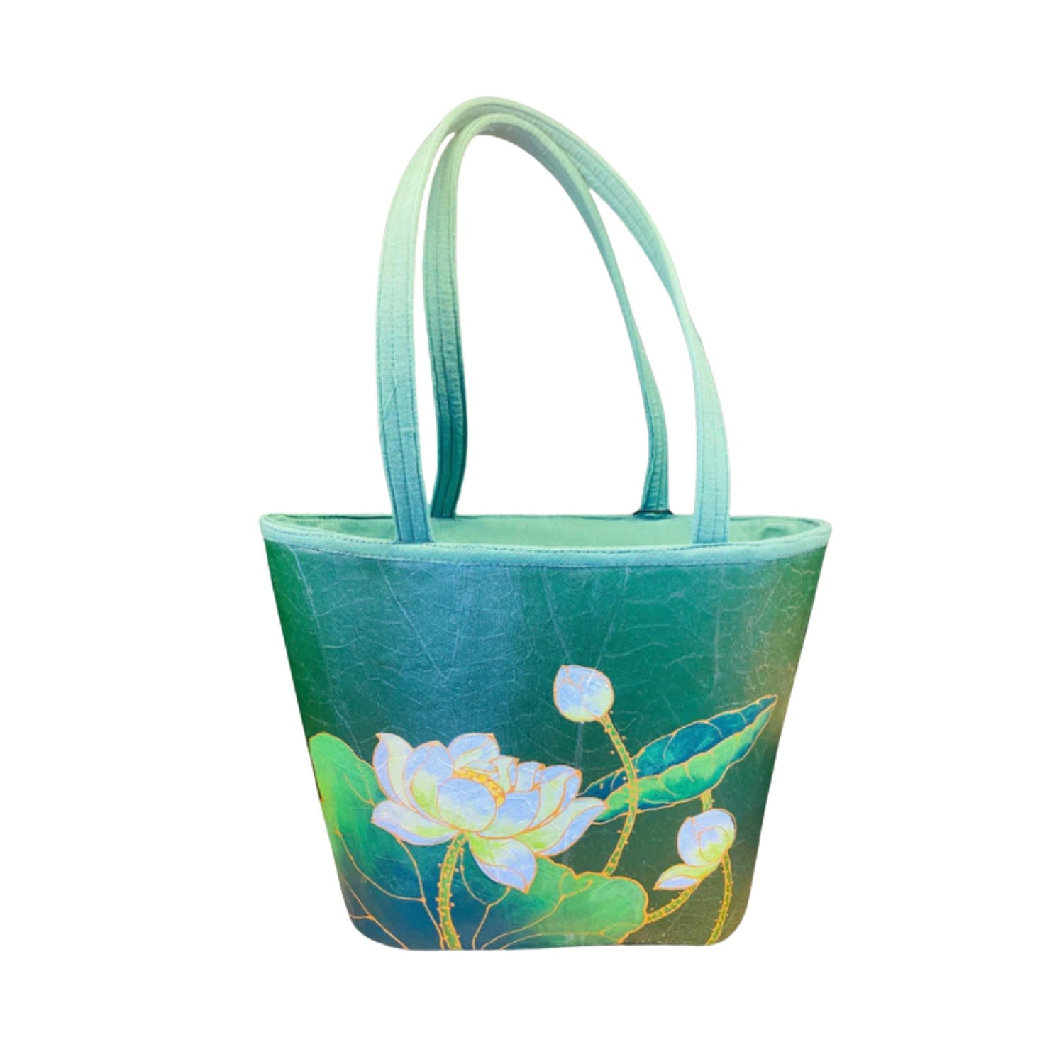 Fashionable Lotus Leaf Handbag 2
