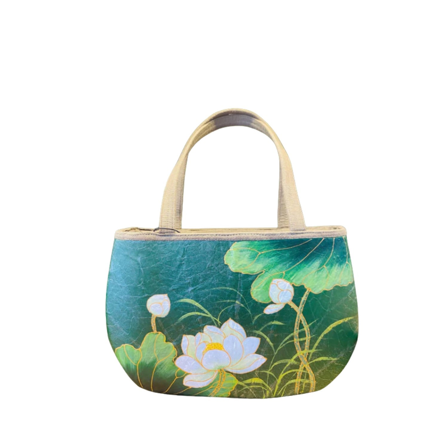 Fashionable Lotus Leaf Handbag 2