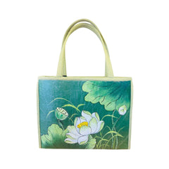 Fashionable Lotus Leaf Handbag 3