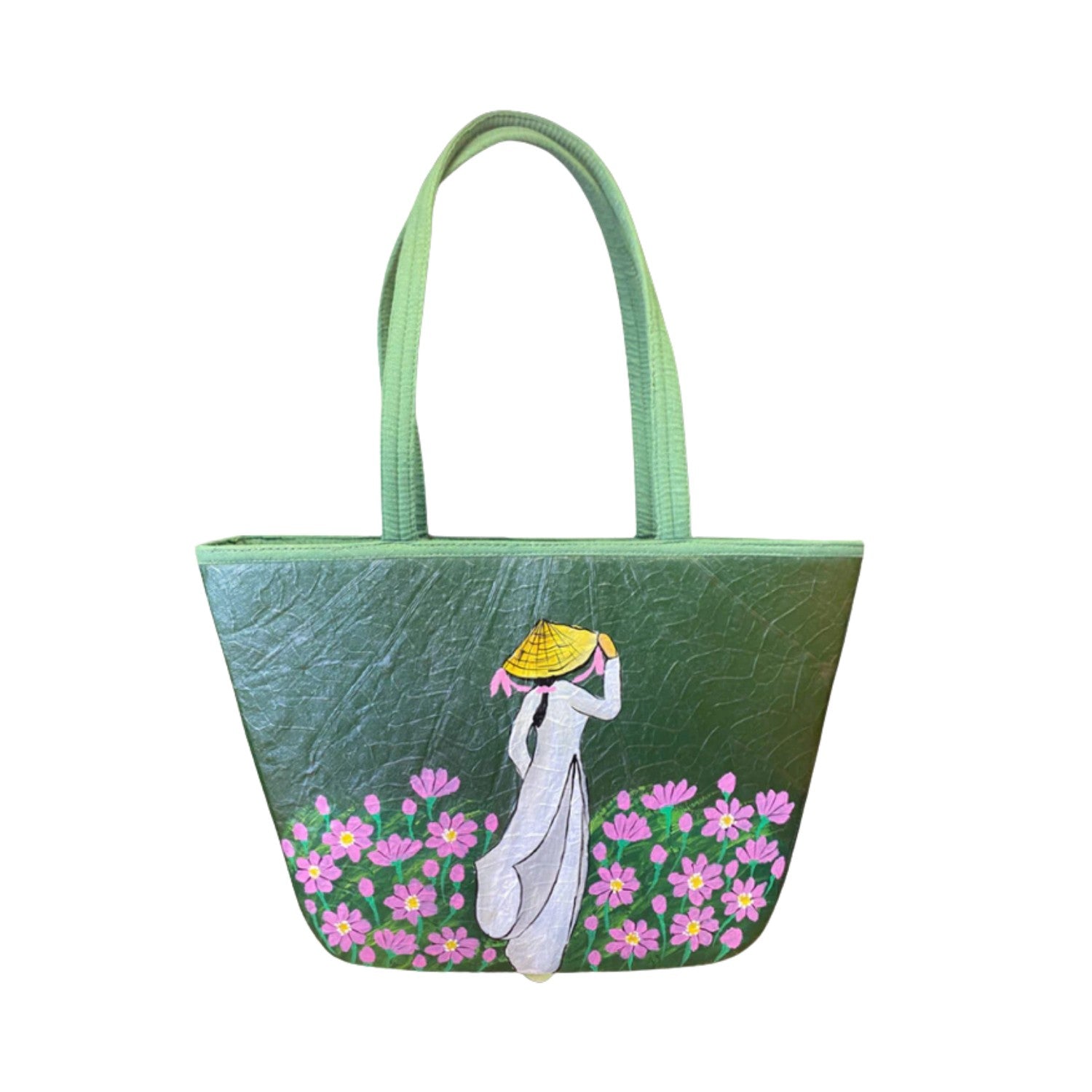 Fashionable Lotus Leaf Handbag 3